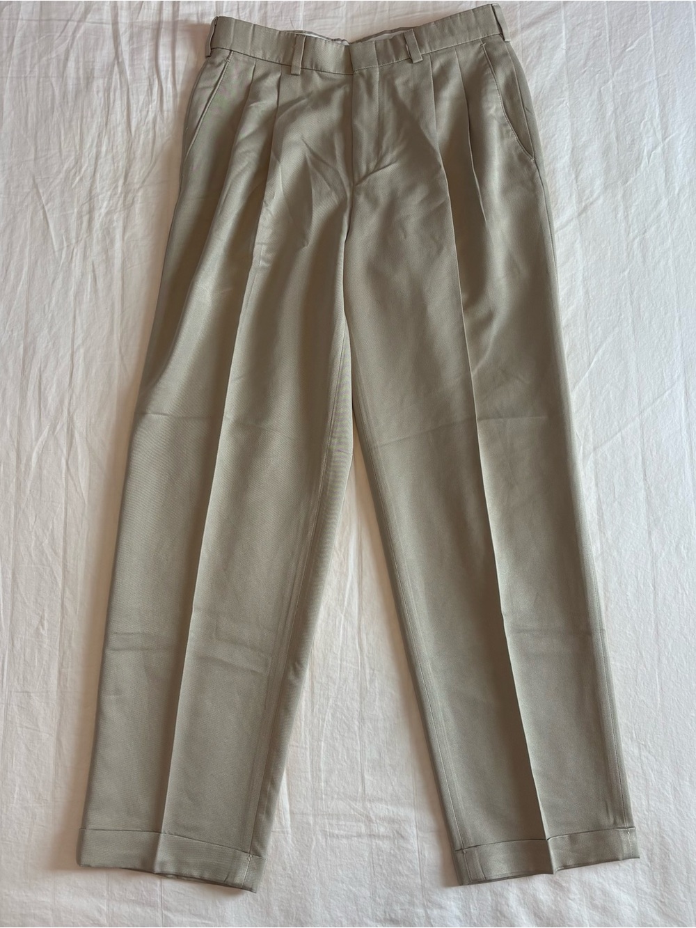 John Henry 30x30 Cream Trousers Mens